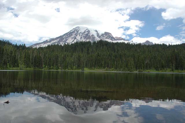 Mt. Rainier from Reflecting Lakes